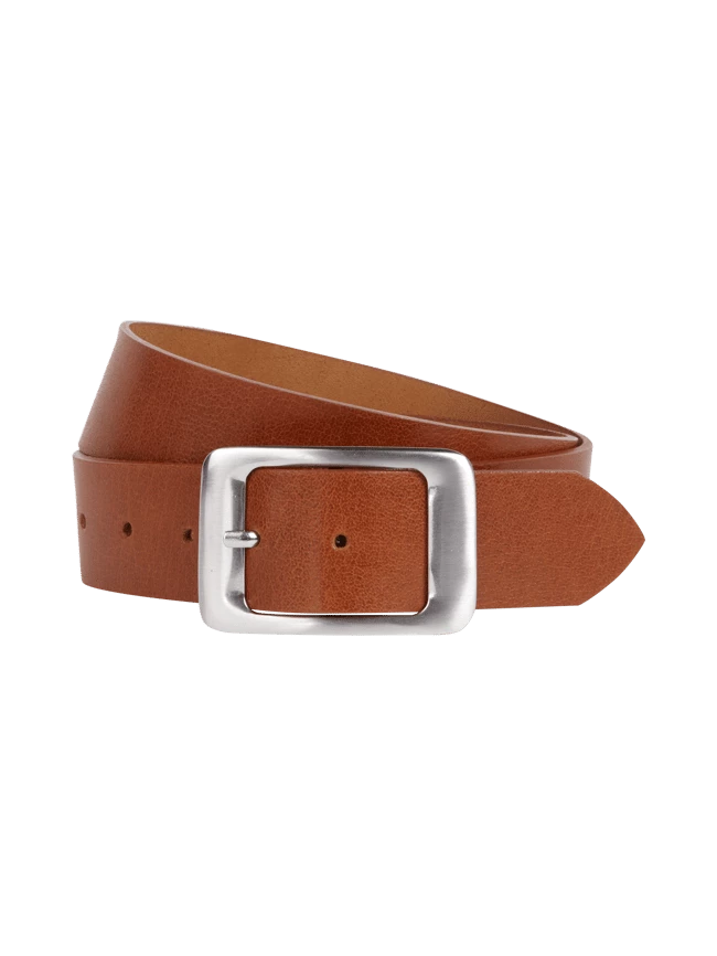 Admü Belts Ledergürtel Mit Dornschließe - Cognac 1 Admü Belts Ledergürtel Mit Dornschließe - Cognac