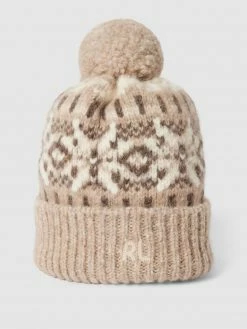 Polo Ralph Lauren Pudelmütze Mit Allover-Muster - Beige