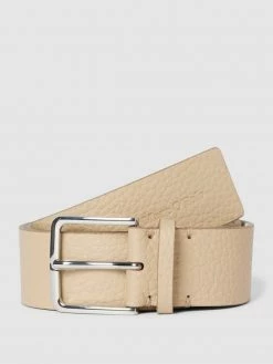 Marc O'Polo Ledergürtel Mit Feinem Muster Modell 'SANU' - Sand