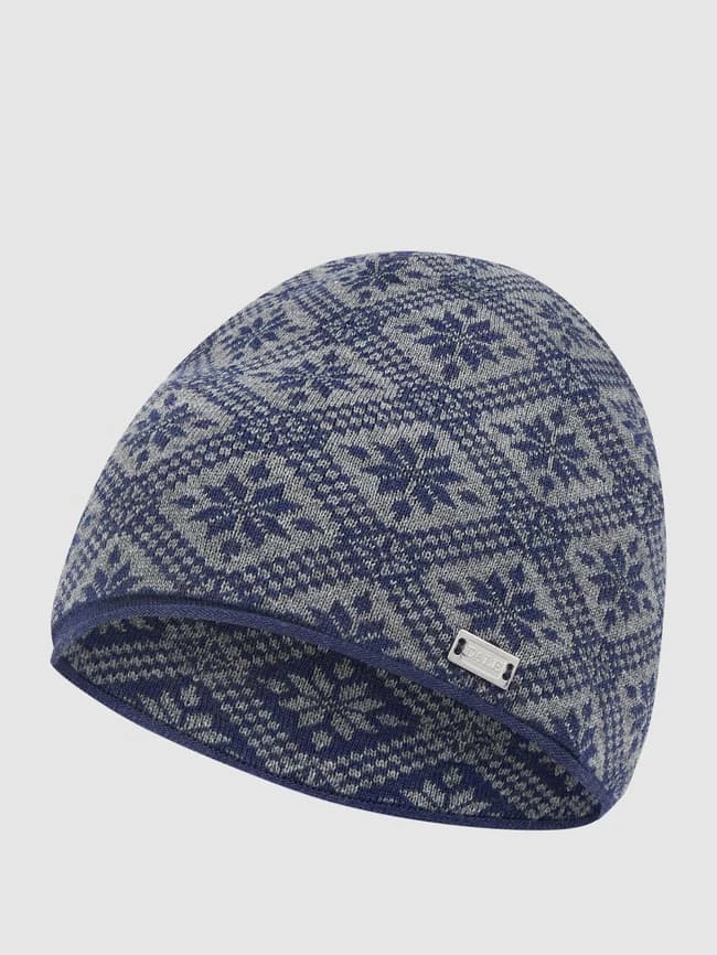 Dale Of Norway Beanie Aus Merinowolle Modell 'Christiana' - Marineblau 1 Dale Of Norway Beanie Aus Merinowolle Modell 'Christiana' - Marineblau