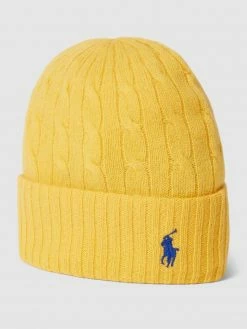 Polo Ralph Lauren Beanie Mit Kaschmir-Anteil - Gelb