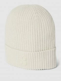 S.Oliver RED LABEL Mütze In Strick-Optik - Offwhite
