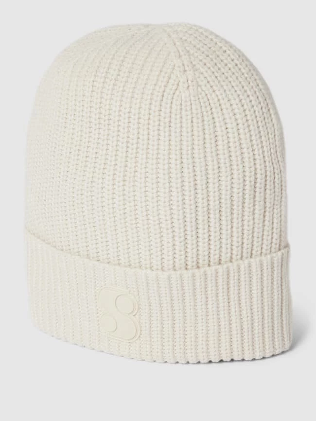 S.Oliver RED LABEL Mütze In Strick-Optik - Offwhite