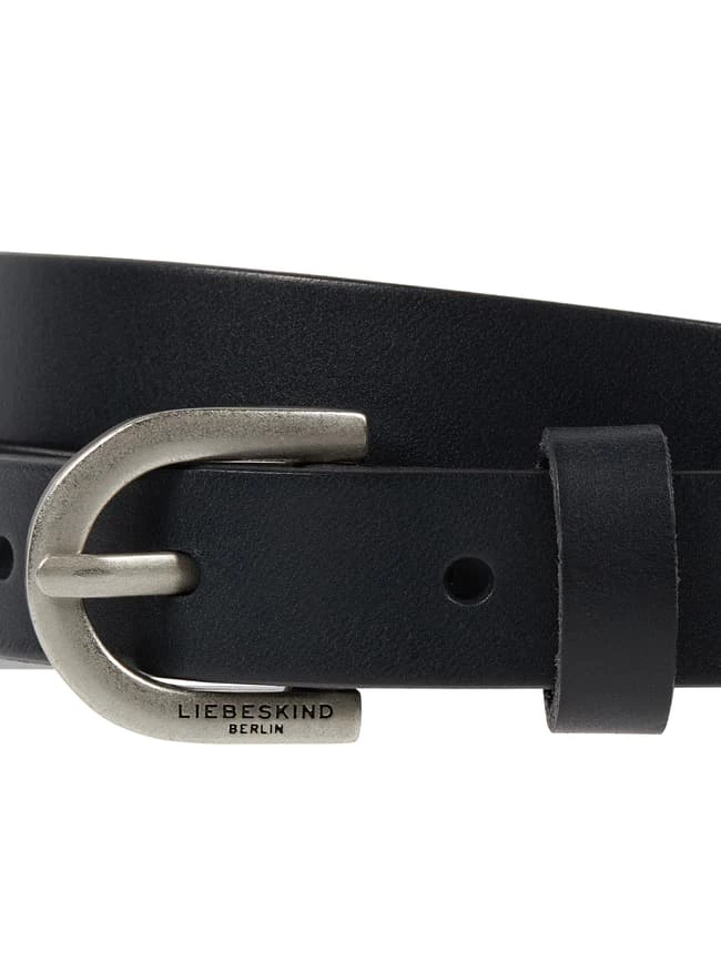 Liebeskind Berlin Ledergürtel Mit Dornschließe - Dunkelblau – Bild 2