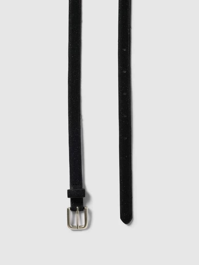 Esprit Ledergürtel Mit Zierbesatz Modell 'GLITTER' - Schwarz – Bild 3