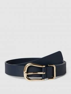 Tommy Hilfiger Ledergürtel Mit Dornschließe - Dunkelblau