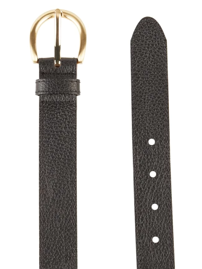 Weinmann Gürtel Aus Leder - Schwarz 2 Weinmann Gürtel Aus Leder - Schwarz – Bild 2