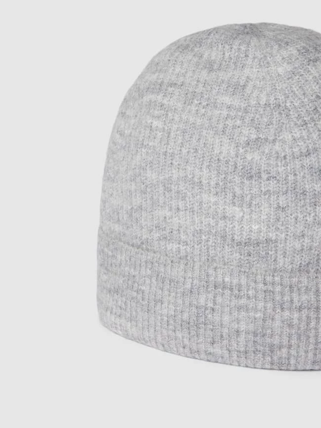 Christian Berg Woman Beanie Mit Strukturmuster In Ripp-Optik - Hellgrau Meliert 2 Christian Berg Woman Beanie Mit Strukturmuster In Ripp-Optik - Hellgrau Meliert – Bild 2