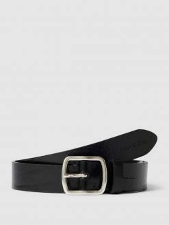 Marc O'Polo Ledergürtel Mit Dornschließe Modell 'FANNY' - Schwarz