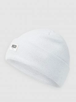 MOSS COPENHAGEN Beanie Mit Label-Patch Modell 'Mojo' - Bleu