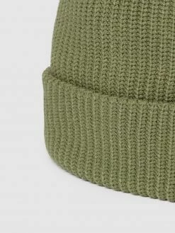 Alternative view of MOSS COPENHAGEN Beanie In Grobstrick Modell 'Galine Rachelle' - Khaki