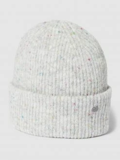 Esprit Beanie Mit Label-Detail Modell 'K_Nep' - Hellgrau