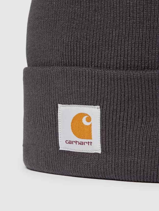 Carhartt Work In Progress Beanie Mit Label-Stitching Modell 'ACRYLIC' - Lila – Bild 2