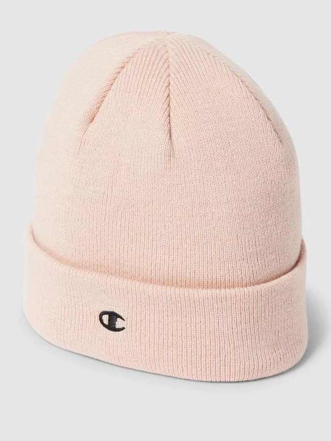 CHAMPION Beanie Mit Label-Stitching - Rosa