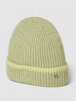 Esprit Beanie Mit Label-Detail - Hellgrün