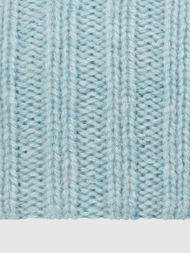 S.Marlon Beanie Aus Kaschmir - Hellblau 2 S.Marlon Beanie Aus Kaschmir - Hellblau – Bild 2
