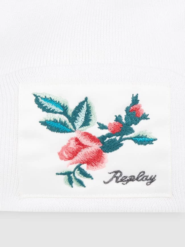 Replay Mütze Mit Logo-Aufnäher - Weiß 2 Replay Mütze Mit Logo-Aufnäher - Weiß – Bild 2