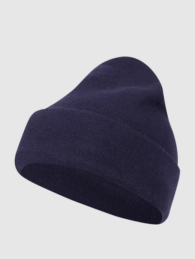 Tom Tailor Mütze Aus Viskosemischung - Marineblau