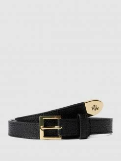 Lauren Ralph Lauren Ledergürtel Mit Dornschließe - Schwarz