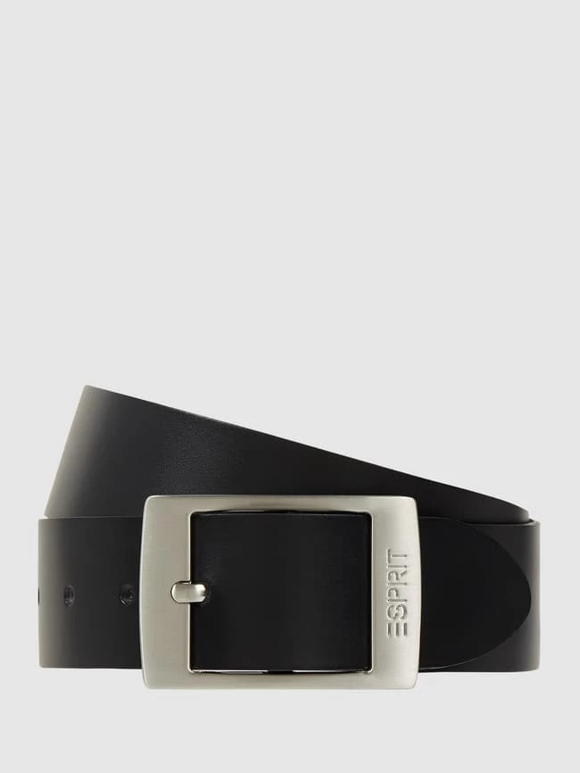 Esprit Ledergürtel Mit Dornschließe Modell 'Xoctavia' - Schwarz