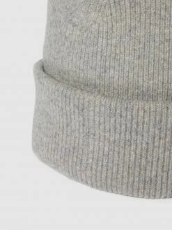 Alternative view of Gant Beanie In Strick-Optik - Mittelgrau Meliert