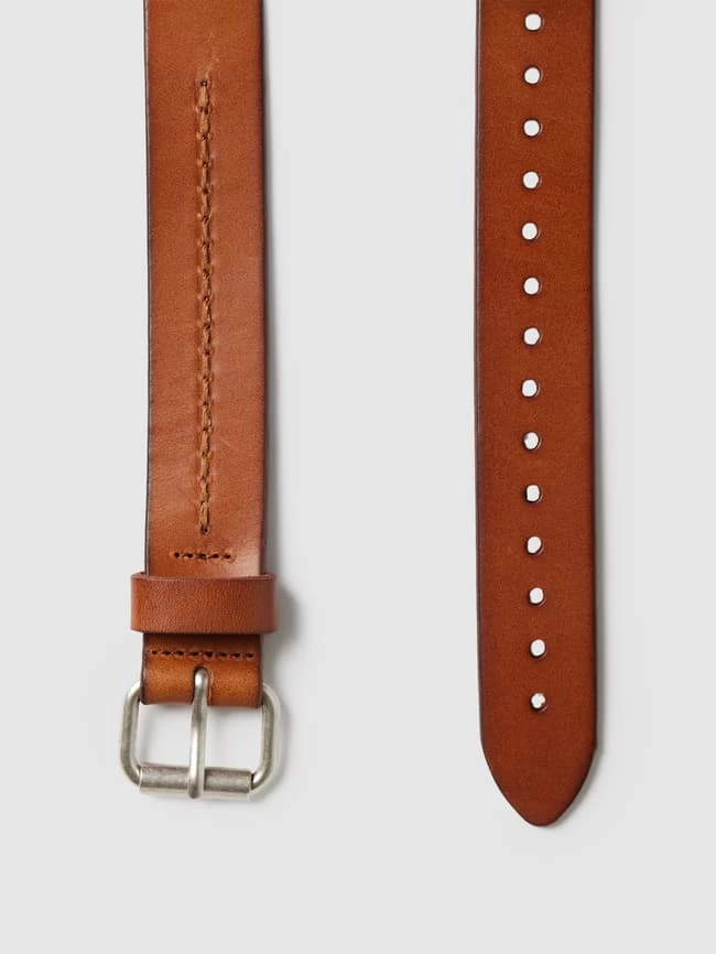 Marc O'Polo Gürtel Mit Label-Detail Modell 'Eika' - Cognac – Bild 3