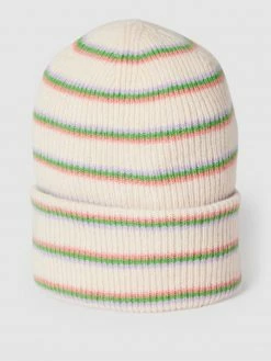 Unio Beanie Mit Streifenmuster Modell 'Lumi Stripe' - Beige