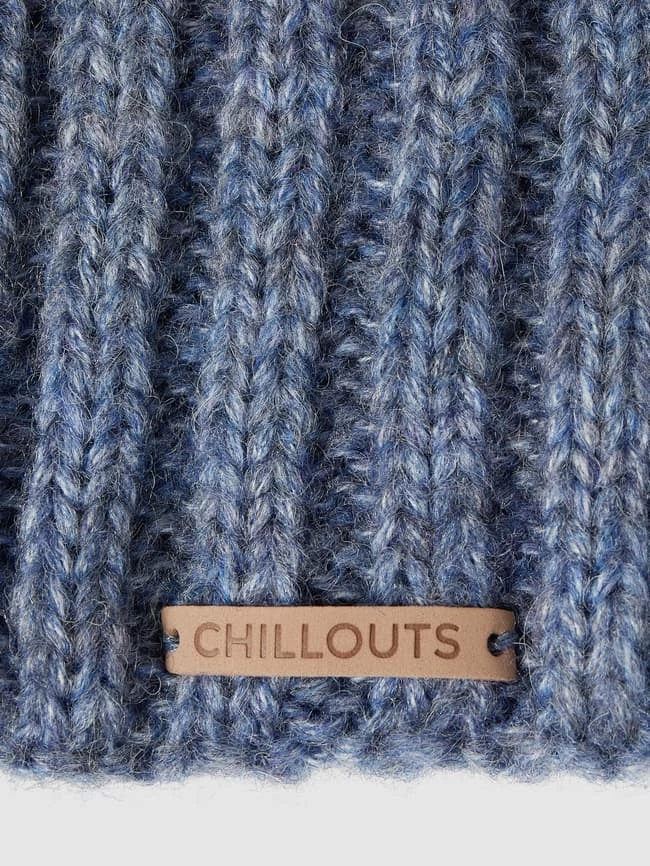 Chillouts Beanie Mit Woll-Anteil Modell 'Yves' - Ozean Blau – Bild 2