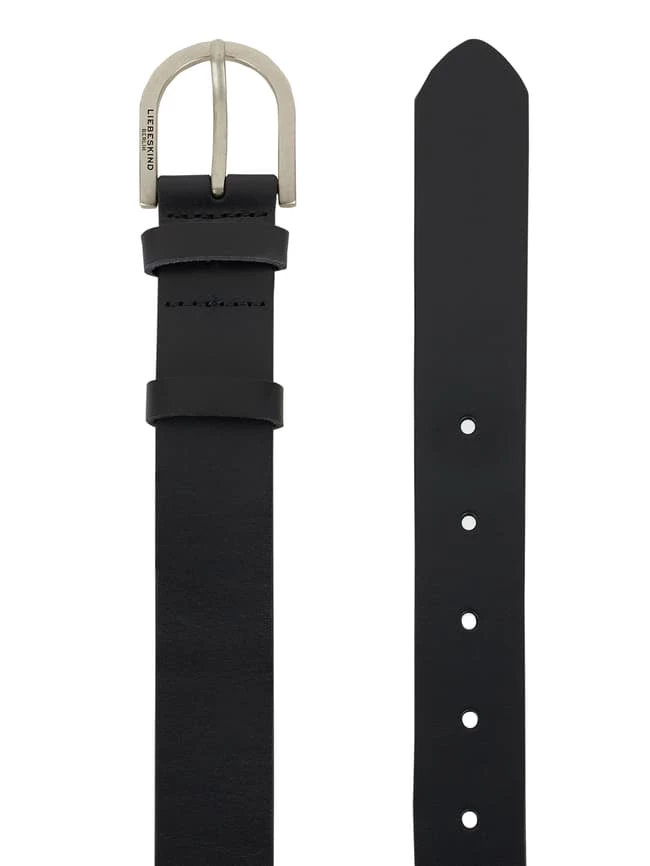 Liebeskind Berlin Ledergürtel Mit Dornschließe - Dunkelblau – Bild 2