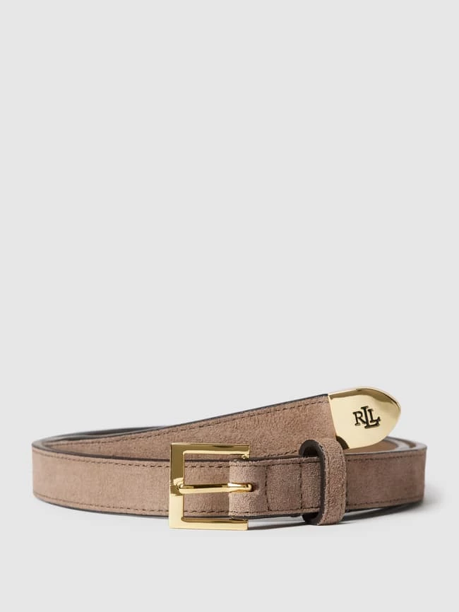 Lauren Ralph Lauren Gürtel Mit Dornschließe Aus Metallic - Sand 1 Lauren Ralph Lauren Gürtel Mit Dornschließe Aus Metallic - Sand