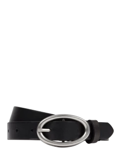 Marc O'Polo Gürtel Aus Leder Modell 'Elly' - Schwarz