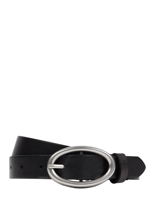 Marc O'Polo Gürtel Aus Leder Modell 'Elly' - Schwarz