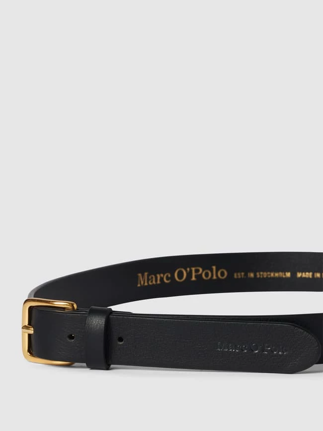 Marc O'Polo Ledergürtel Mit Dornschließe Modell 'FALLNE' - Schwarz – Bild 2