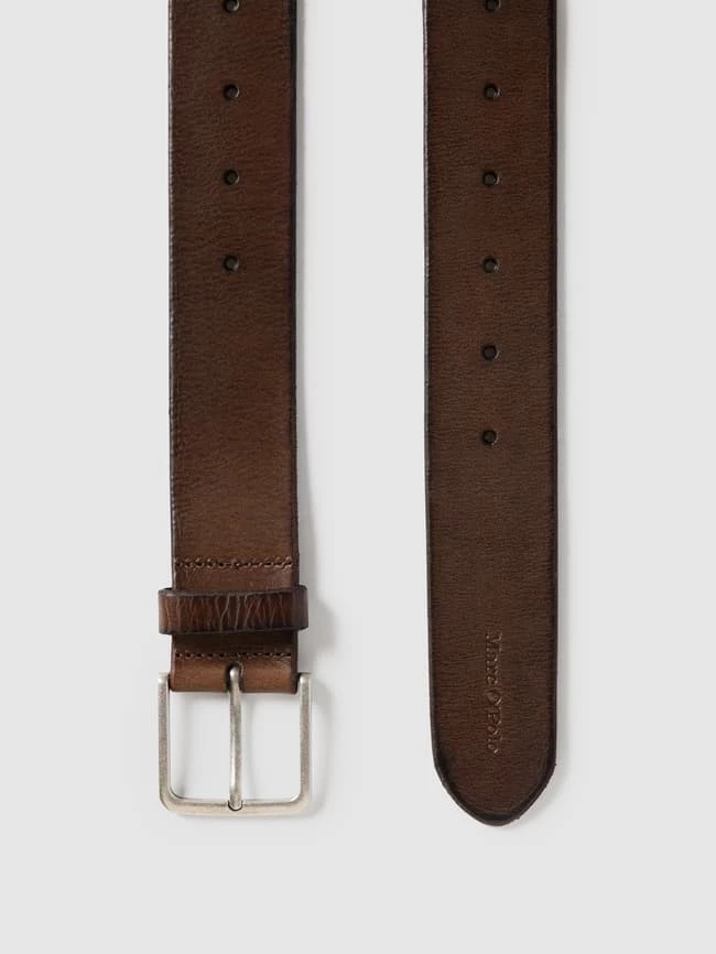 Marc O'Polo Ledergürtel Mit Dornschließe Modell 'ALLIS' - Dunkelbraun – Bild 3