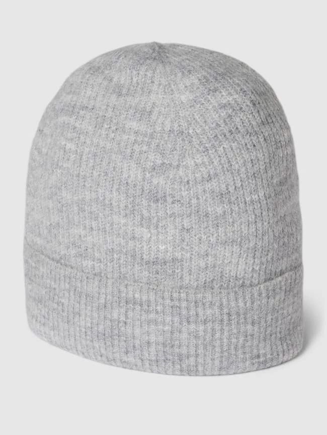 Christian Berg Woman Beanie Mit Strukturmuster In Ripp-Optik - Hellgrau Meliert 1 Christian Berg Woman Beanie Mit Strukturmuster In Ripp-Optik - Hellgrau Meliert