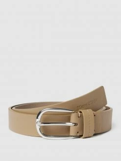 Marc O'Polo Ledergürtel Mit Dornschließe Modell 'HEDY' - Sand