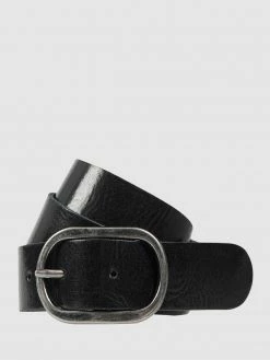 Esprit Ledergürtel Mit Dornschließe - Schwarz