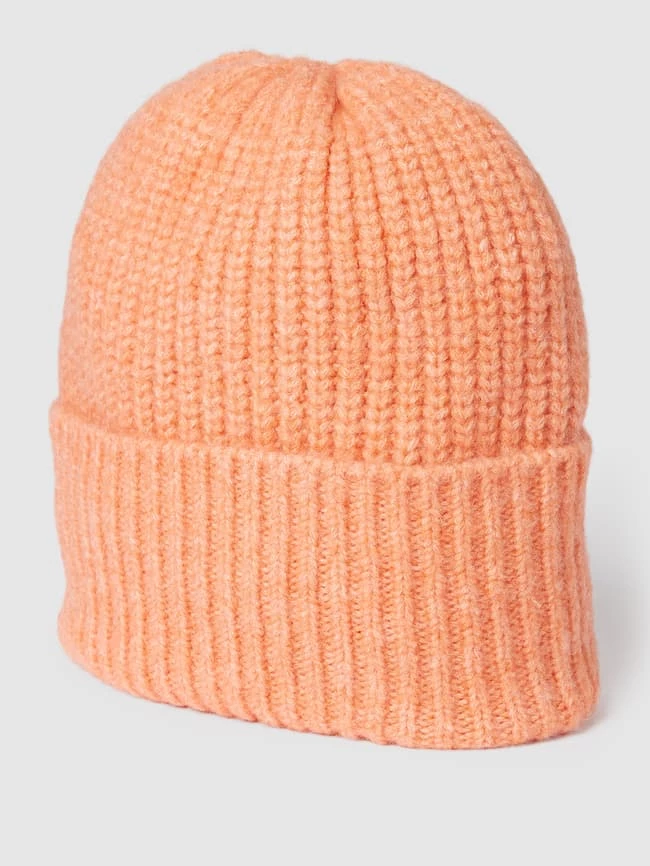 Moves Beanie Mit Label-Stitching - Orange 1 Moves Beanie Mit Label-Stitching - Orange