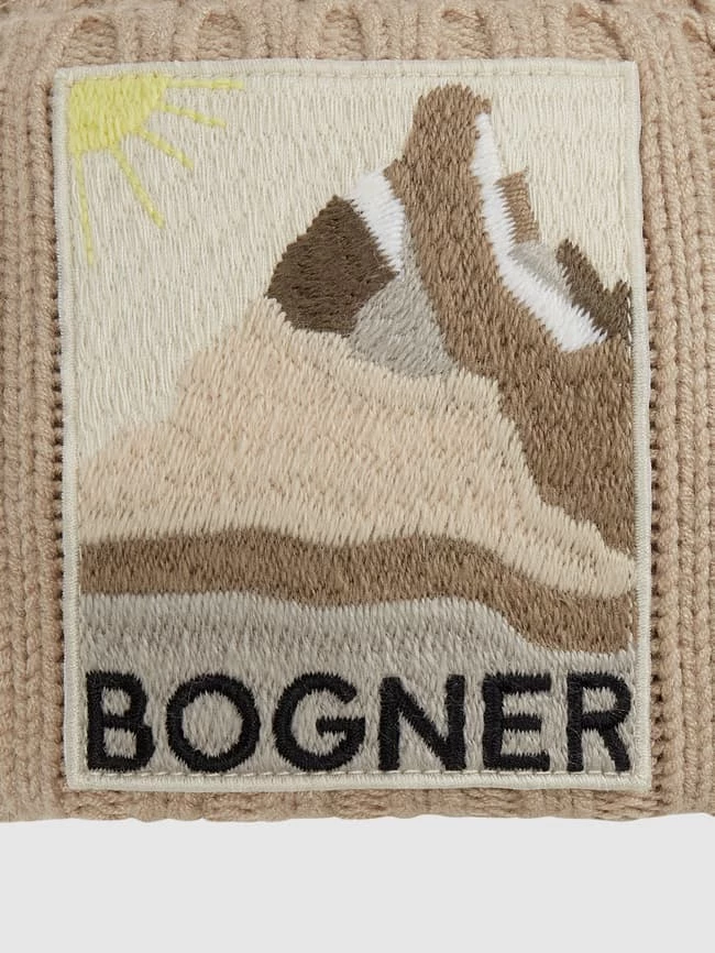 BOGNER Mütze Mit Logo Modell 'Bony' - Beige – Bild 2