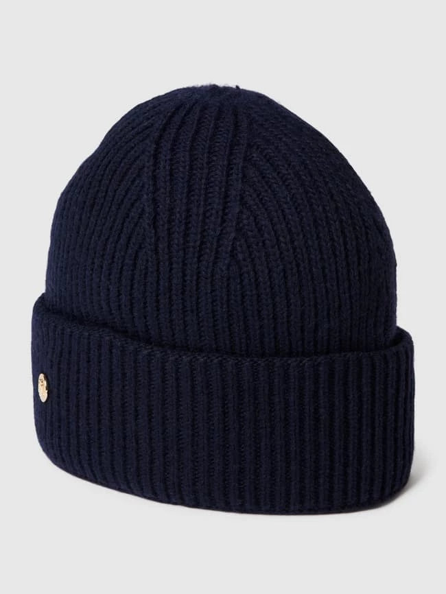 Tommy Hilfiger Beanie Mit Label-Detail Modell 'ELEVATED' - Blau 1 Tommy Hilfiger Beanie Mit Label-Detail Modell 'ELEVATED' - Blau