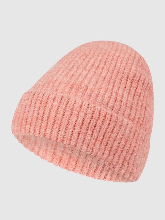 Tom Tailor Denim Mütze Mit Rippenstruktur - Rosa 1 Tom Tailor Denim Mütze Mit Rippenstruktur - Rosa
