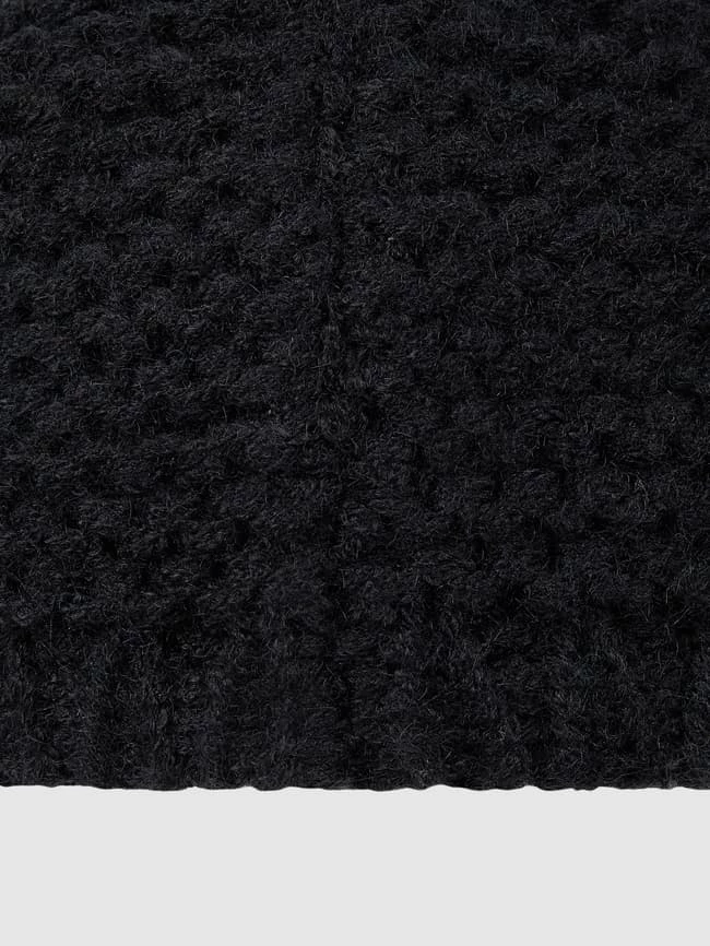 Loevenich Schirmmütze Mit Rippenstruktur - Schwarz – Bild 2