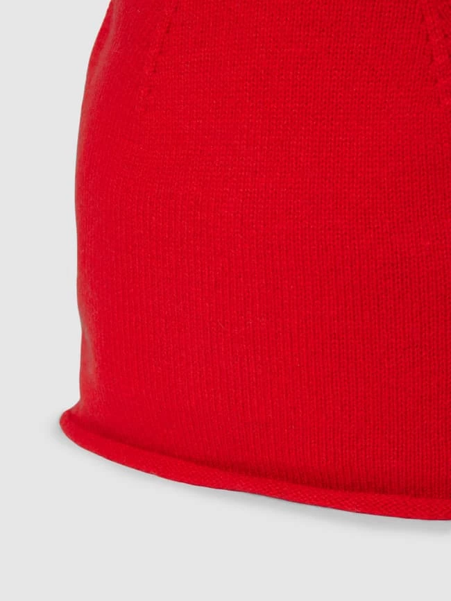 Christian Berg Woman Beanie Aus Kaschmir Mit Rollsaum - Rot 2 Christian Berg Woman Beanie Aus Kaschmir Mit Rollsaum - Rot – Bild 2