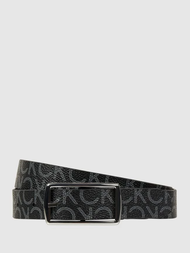 CK Calvin Klein Wendegürtel Aus Leder - Schwarz 1 CK Calvin Klein Wendegürtel Aus Leder - Schwarz