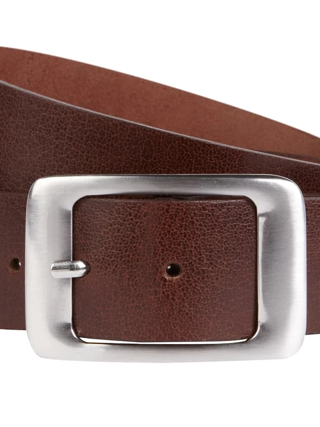 Admü Belts Ledergürtel Mit Dornschließe - Dunkelbraun 2 Admü Belts Ledergürtel Mit Dornschließe - Dunkelbraun – Bild 2