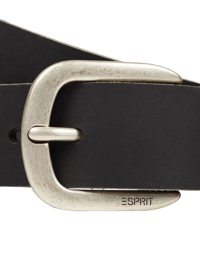 Esprit Ledergürtel Mit Dornschließe - Schwarz – Bild 2