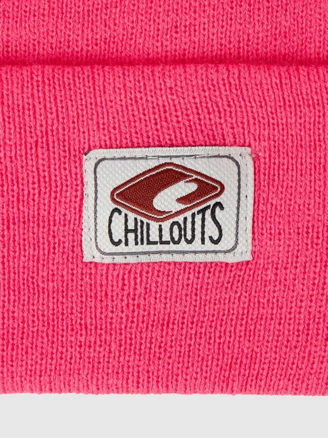 Chillouts Beanie Mit Logo-Aufnäher Modell 'Mitch' - Pink – Bild 2