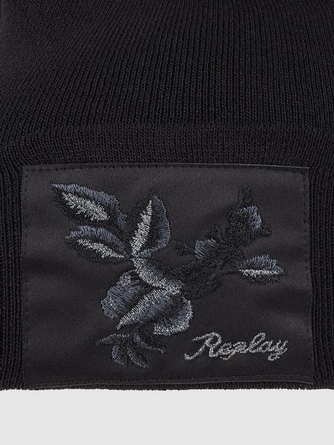Replay Mütze Mit Logo-Aufnäher - Schwarz 2 Replay Mütze Mit Logo-Aufnäher - Schwarz – Bild 2