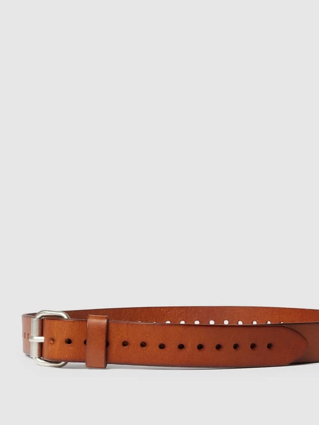 Marc O'Polo Gürtel Mit Label-Detail Modell 'Eika' - Cognac – Bild 2