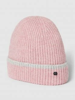 Esprit Beanie Mit Label-Detail - Rosa